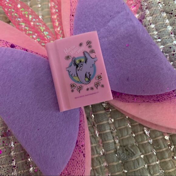 Dr. Seuss Horton Hears a Who Big Hair Bow - Picture 6 of 6